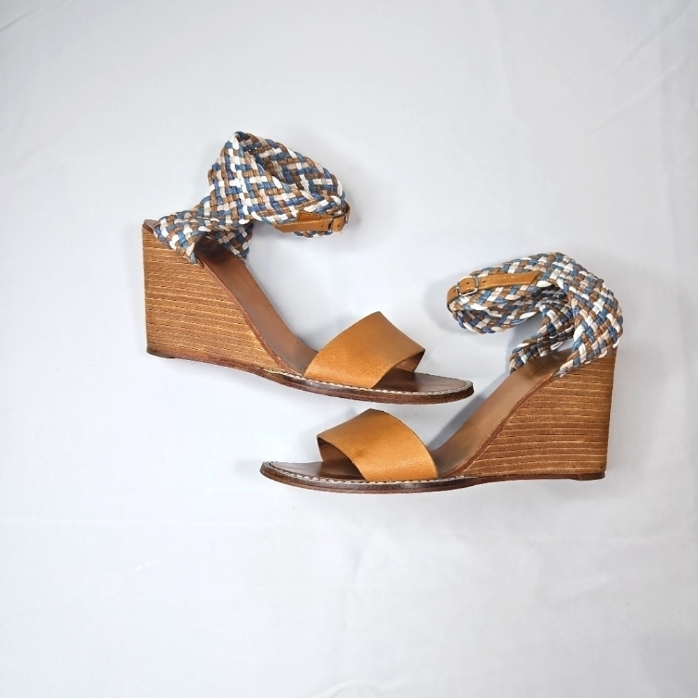 See By Chloe Braided Women's Wedge Heels Sandals Size 41